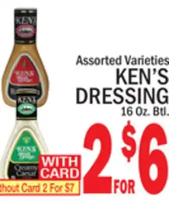 C Town Ken's dressing offer