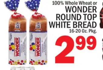 C Town Wonder round top white bread offer