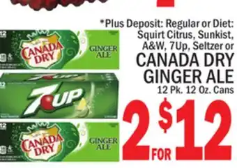 C Town Canada dry ginger ale offer