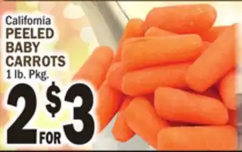 C Town Peeled baby carrots offer