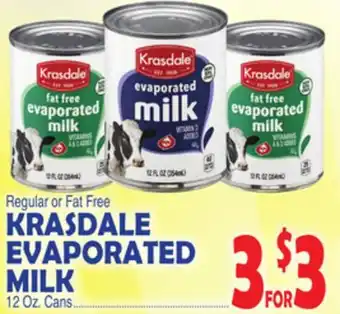 Bravo Supermarkets Krasdale evaporated milk offer