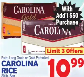 Bravo Supermarkets Carolina rice offer