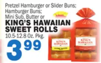 Bravo Supermarkets King's hawaiian sweet rolls offer