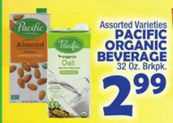 Bravo Supermarkets Pacific organic beverage offer