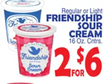 Bravo Supermarkets Friendship sour cream offer