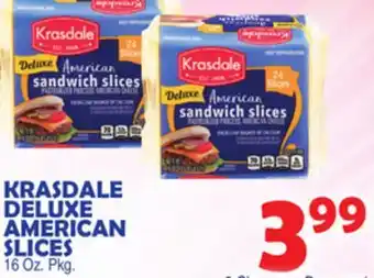 Bravo Supermarkets Krasdale deluxe american slices offer