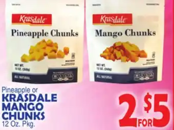 Bravo Supermarkets Krasdale mango chunks offer