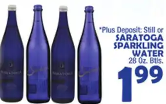 Bravo Supermarkets Saratoga sparkling water offer