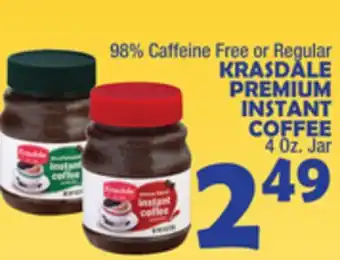 Bravo Supermarkets Krasdale premium instant coffee offer