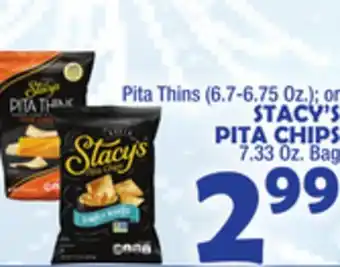 Bravo Supermarkets Stacy's pita chips 7.33 oz. bag offer
