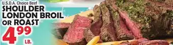 Bravo Supermarkets Shoulder london broil or roast offer