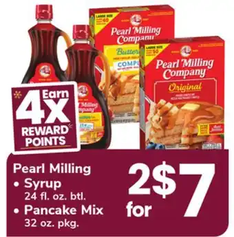 ACME Pearl milling syrup 24 fl. oz. btl. pancake mix 32 oz. pkg offer
