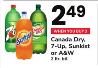 ACME Canada dry, 7-up, sunkist or a & w offer