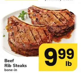 ACME Beef rib steaks offer