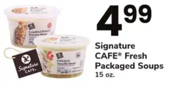 ACME Signature cafe fresh packaged soups offer