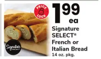 ACME Signature select french or italian bread offer