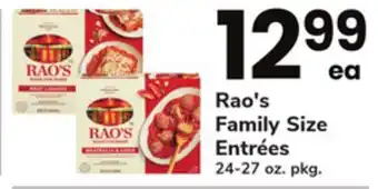 ACME Rao's family size entrées offer