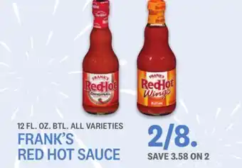Kings Food Markets Frank's red hot sauce offer