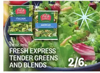 Kings Food Markets Fresh express tender greens and blends offer