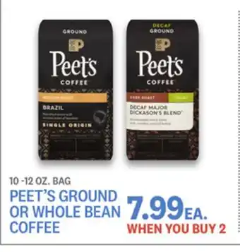 Kings Food Markets Peet's ground or whole bean coffee offer