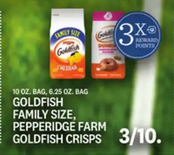 Kings Food Markets Goldfish family size, pepperidge farm goldfish crisps offer