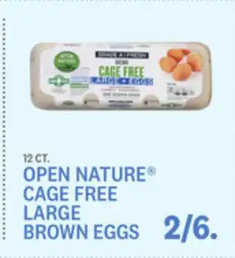 Kings Food Markets Open nature cage free large brown eggs offer