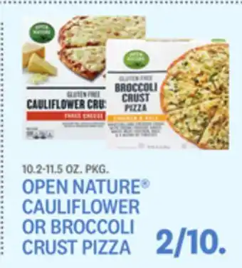 Kings Food Markets Open nature cauliflower or broccoli crust pizza offer