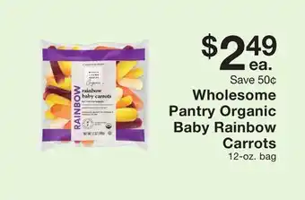 Fairway Store Market Wholesome pantry organic baby rainbow carrots offer
