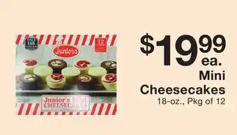 Fairway Store Market Junior's mini cheesecakes offer