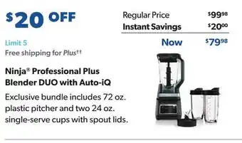 Ninja professional plus blender duo with auto-iq