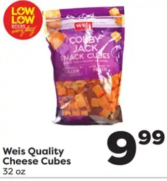 Weis Markets Weis quality cheese cubes offer