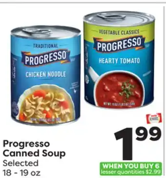 Weis Markets Progresso canned soup offer