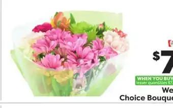 Weis Markets Weis choice bouquet offer