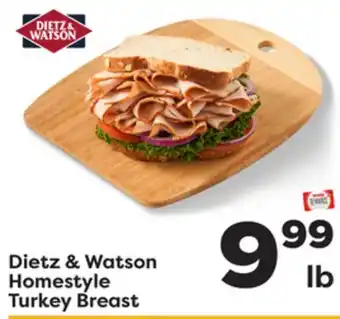 Weis Markets Dietz & watson homestyle turkey breast offer