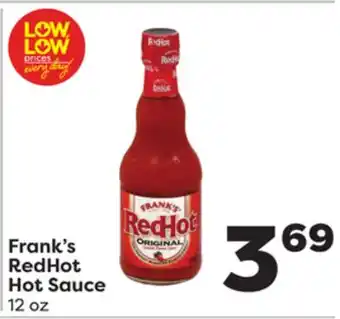 Weis Markets Frank's redhot hot sauce offer