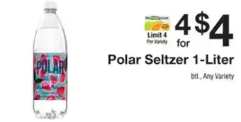 The Fresh Grocer Seltzer 1 - liter offer