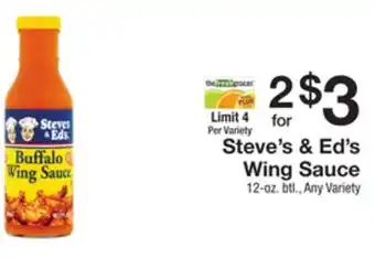 The Fresh Grocer Wing sauce offer