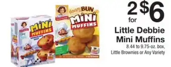 The Fresh Grocer Mini muffins offer