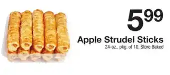 The Fresh Grocer Apple strudel sticks offer