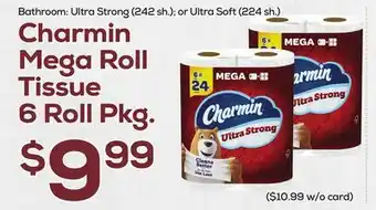 DeCicco & Sons Charmin mega roll tissue offer