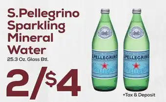 DeCicco & Sons Pellegrino sparkling mineral water offer