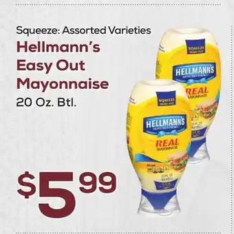 DeCicco & Sons Hellmann's easy out mayonnaise offer