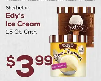 DeCicco & Sons Edy's ice cream offer