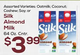 DeCicco & Sons Silk almond milk offer