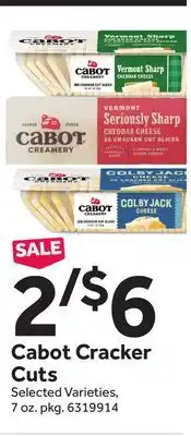 Stop&Shop Cabot cracker cuts offer