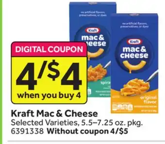 Stop&Shop Kraft mac & cheese offer