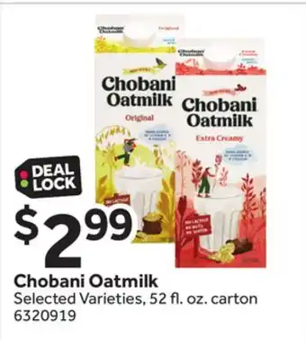 Stop&Shop Chobani oatmilk offer