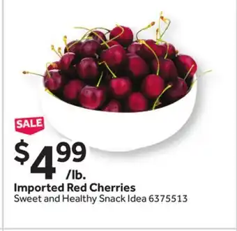 Stop&Shop Imported red cherries offer