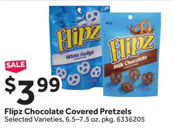 Stop&Shop Flipz chocolate covered pretzels offer