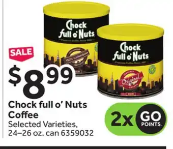 Stop&Shop Chock full o'nuts coffee offer